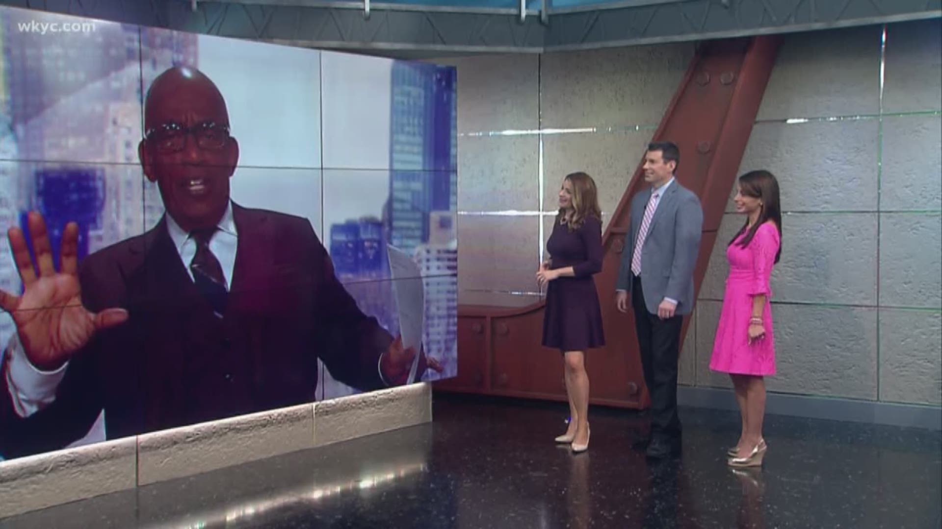 Feb. 11, 2019: We had some fun with Al Roker this morning.