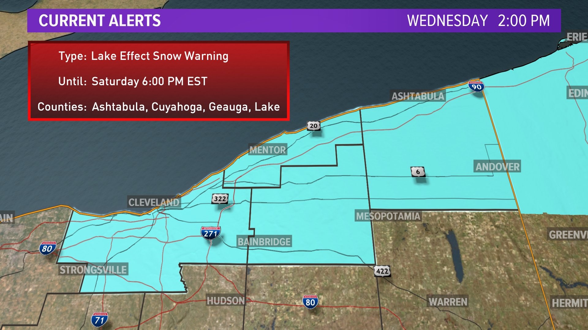 Lake Effect Snow Warning: How Much Snow You Can Expect | Wkyc.com