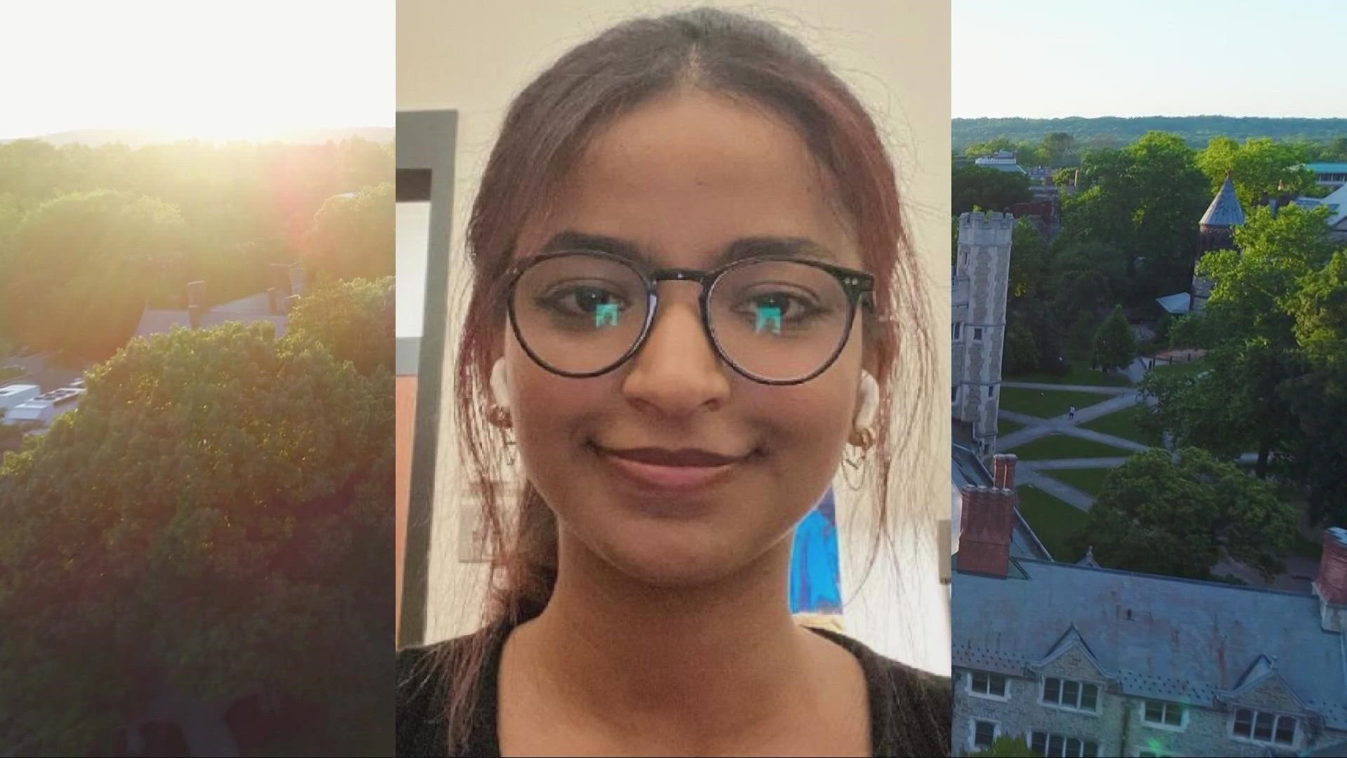 Misrach Ewunetie was last seen on Friday, October 14 at around 3 a.m. near her dorm.