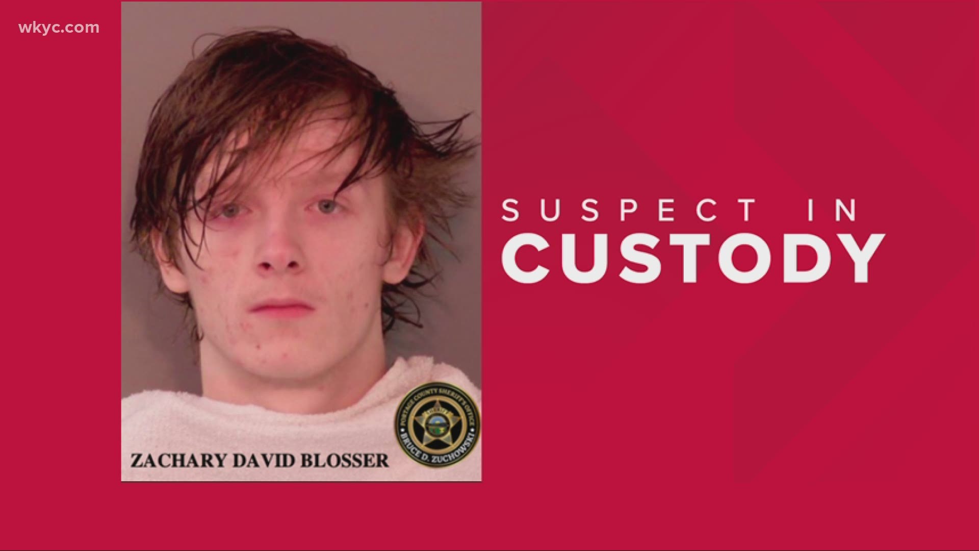 After initially being brought in for questioning, 18-year-old Zachary David Blosser was arrested.