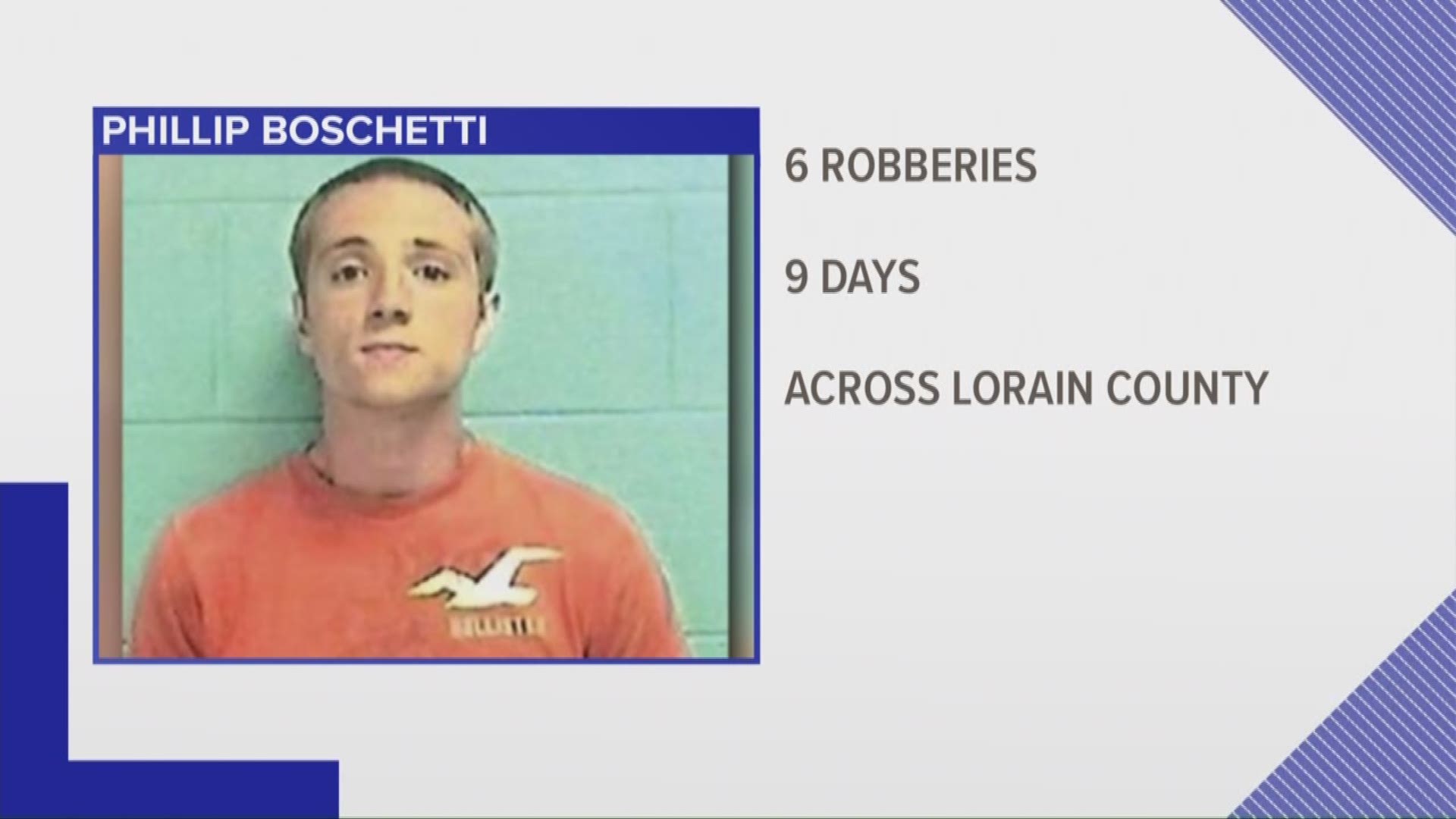 Suspect arrested after multiple Lorain County armed robberies