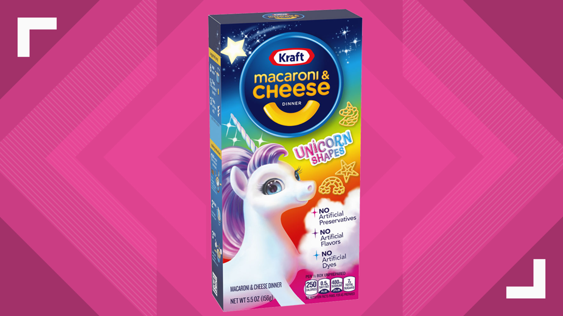 Kraft launches unicorn mac and cheese