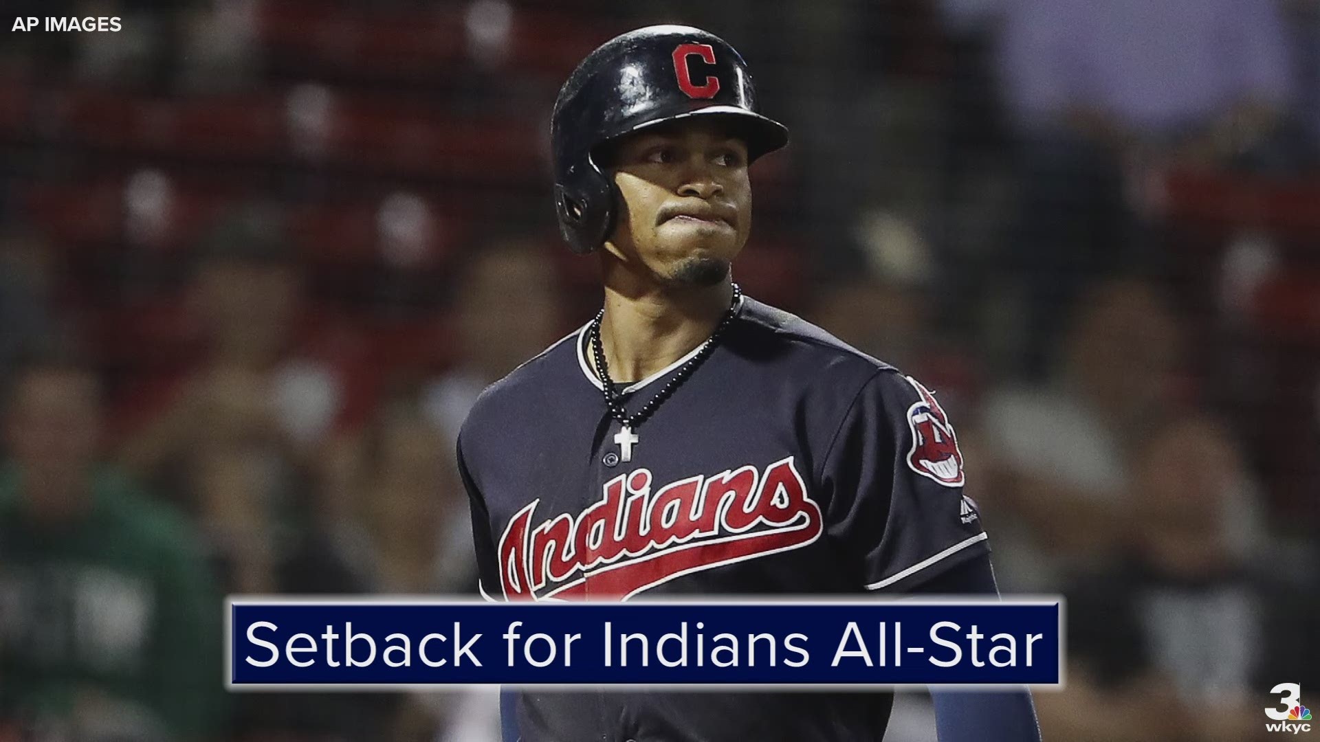 According to the Cleveland Indians, shortstop Francisco Lindor has suffered a sprained ankle, likely delaying his 2019 season debut.