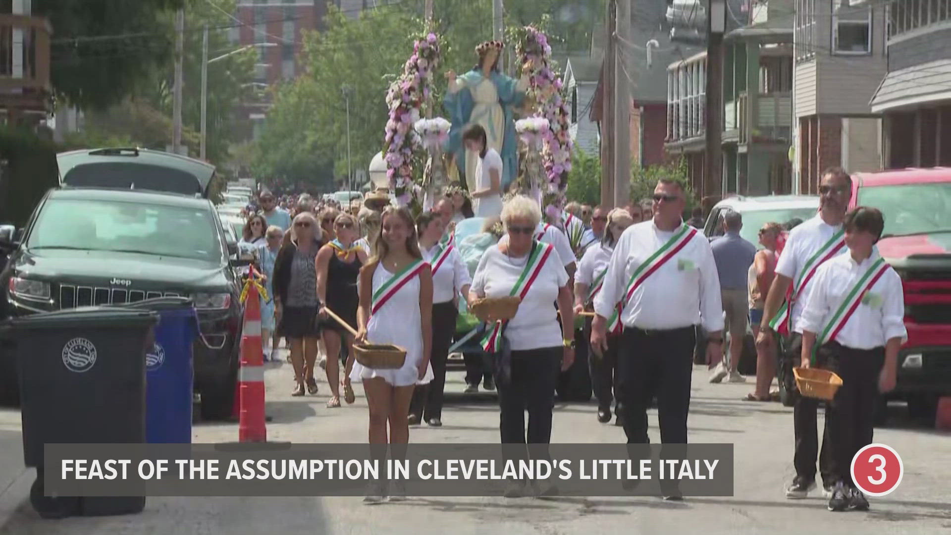 2024 Feast of the Assumption procession in Cleveland