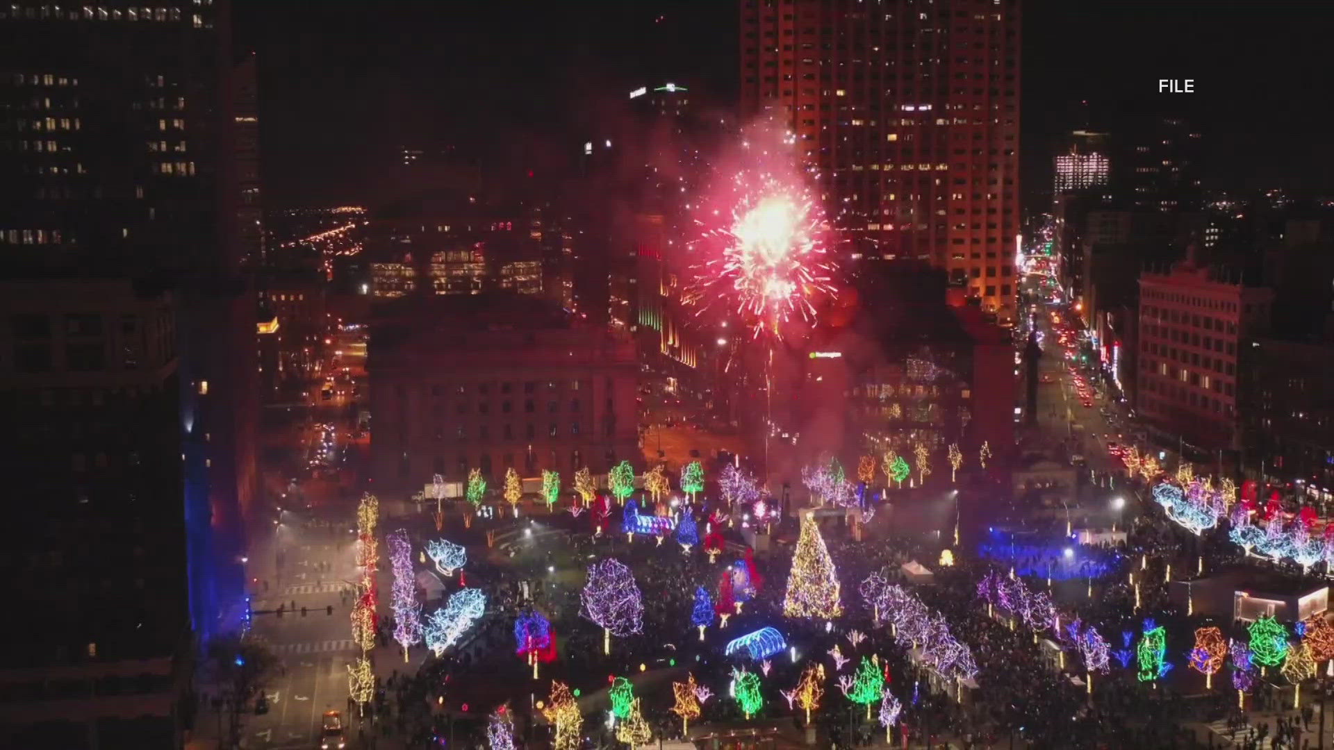 The tree lighting ceremony in downtown Cleveland will take place at 6 p.m. There will be fireworks, food trucks, and much more.