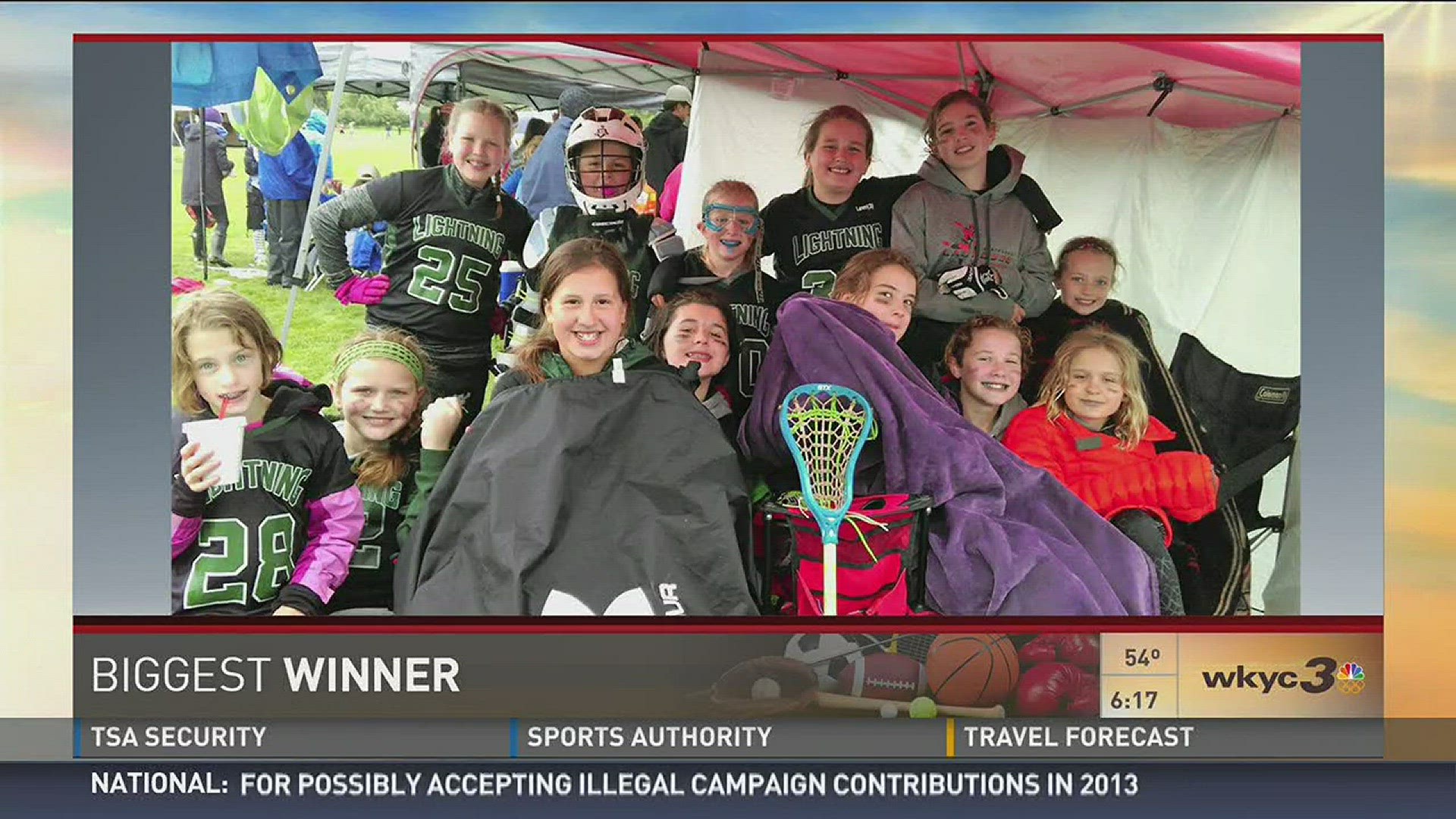 The "Biggest Winner" in local sports for May 24, 2016 is The Lake Erie Lightening Lacrosse team.