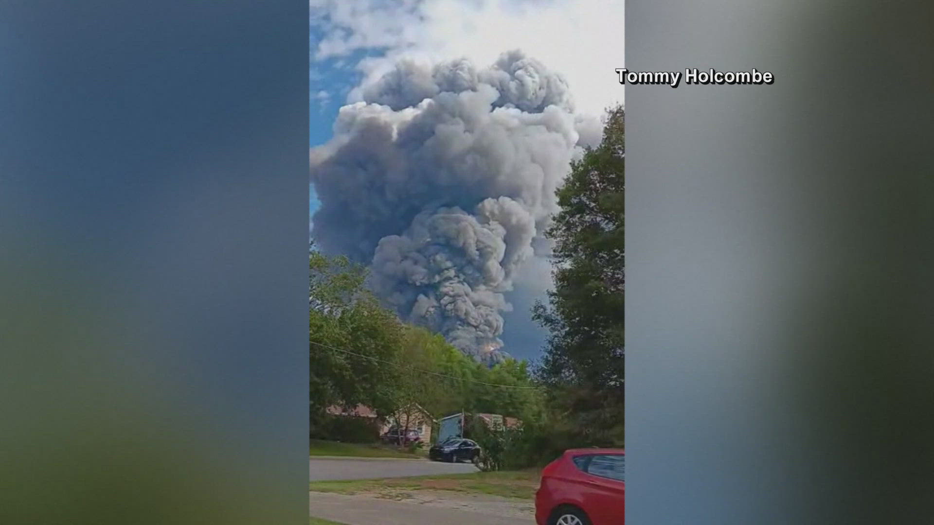 The fire ignited when a sprinkler head malfunctioned early Sunday morning at the BioLab plant about 25 miles southeast of downtown Atlanta.