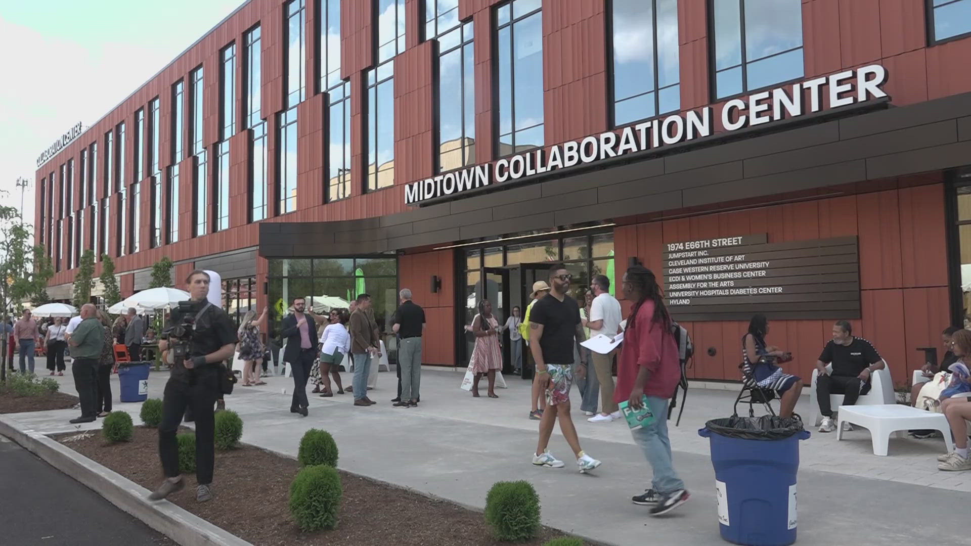 The mixed-use space aims to connect downtown with University Circle, and includes a brewery, a restaurant, and spaces for live music, food, and community events.