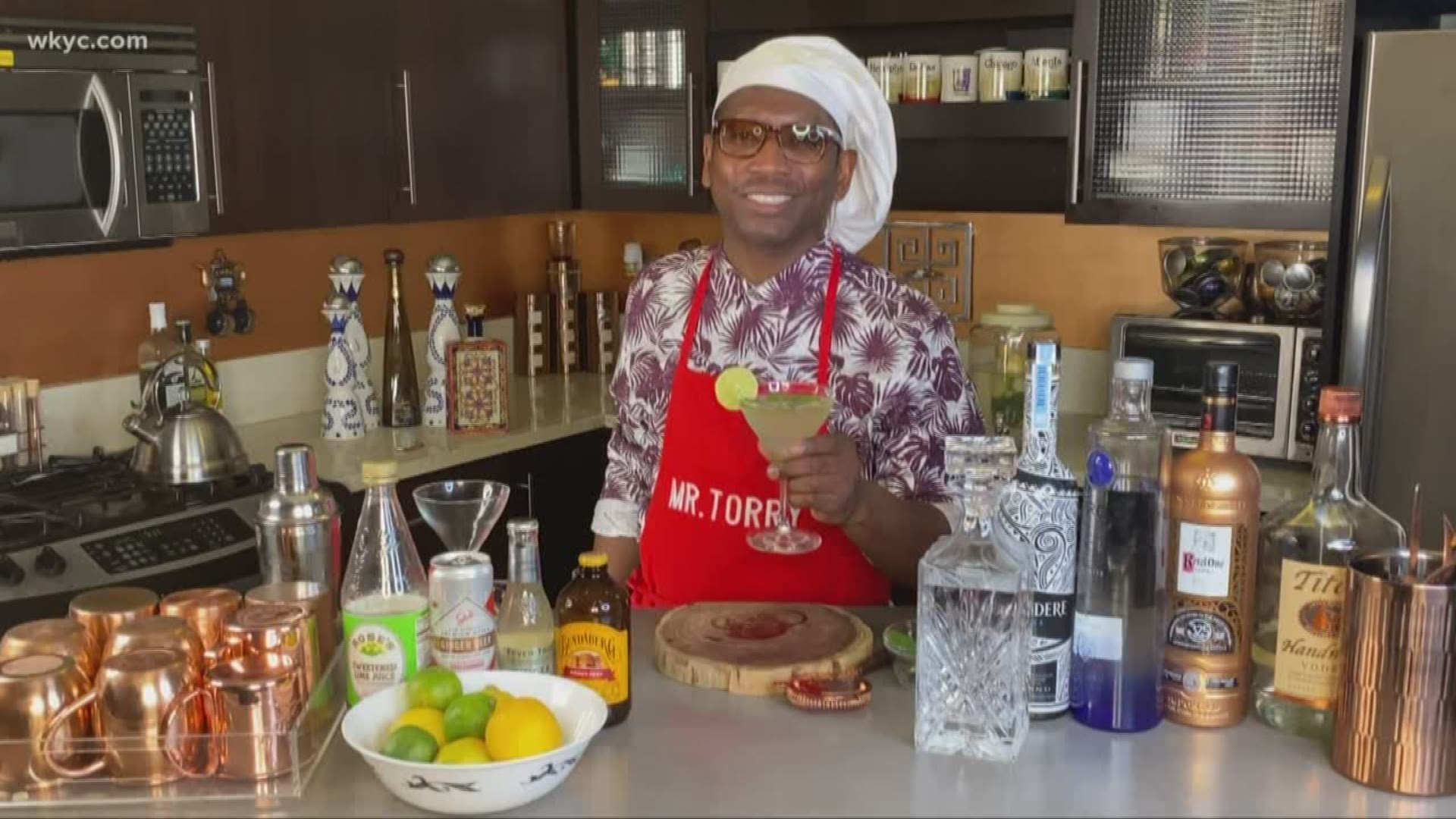 Grab your martini glasses! Comedian Guy Torry shares his recipe on how to make a 'Quarantini' -- the perfect drink while stuck at home.