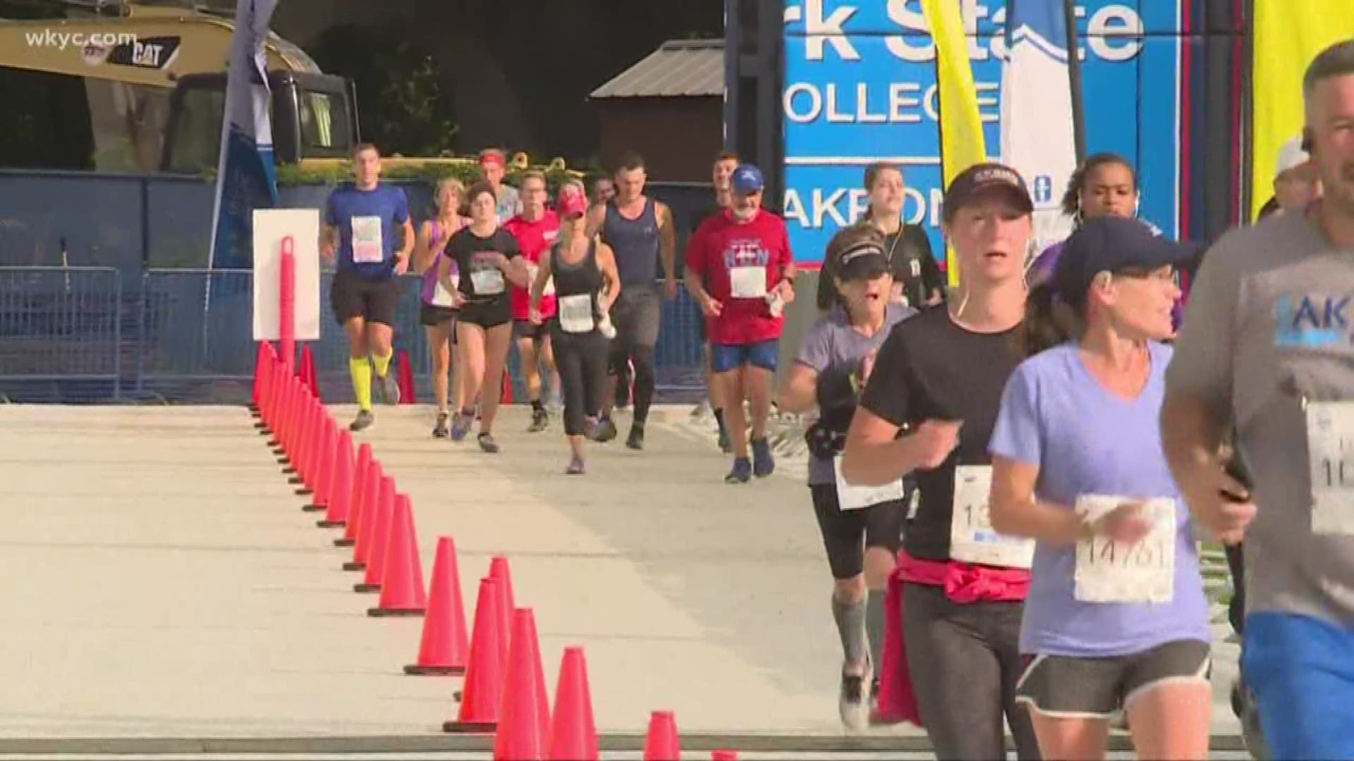 Experts recommend runners slow their pace and stay hydrated. Dorsena Drakeford reports.