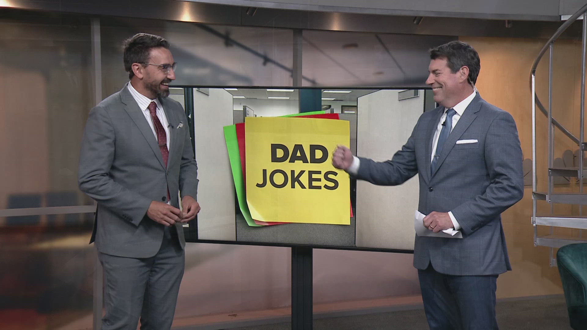 Dad jokes with 3News' Matt Wintz and Dave Chudowsky: Where do sheep go ...