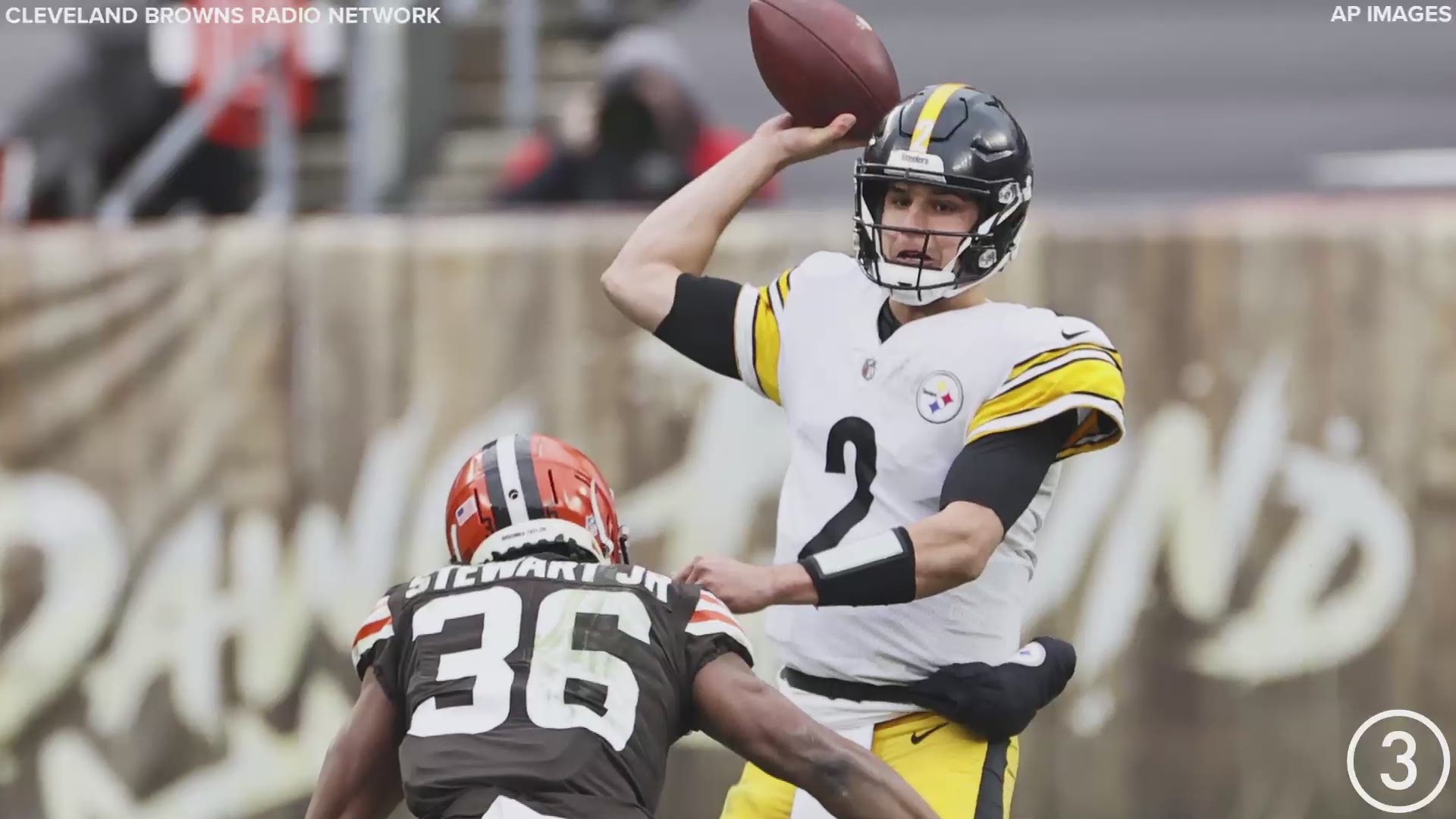 An M.J. Stewart interception led to a Jarvis Landry touchdown run as the Cleveland Browns extended their fourth quarter-lead over the Pittsburgh Steelers.