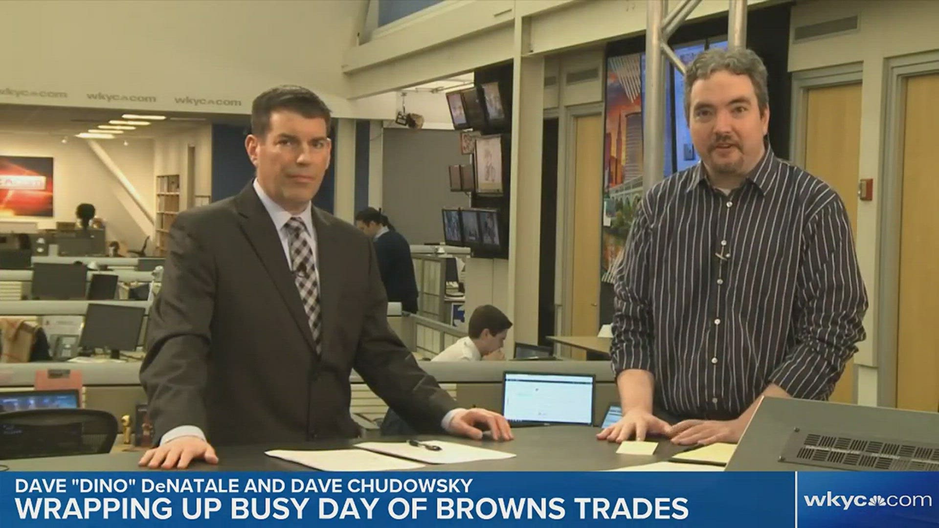Reaction to flurry of Cleveland Browns trades with WKYC's Dave DeNatale and Dave Chudowsky