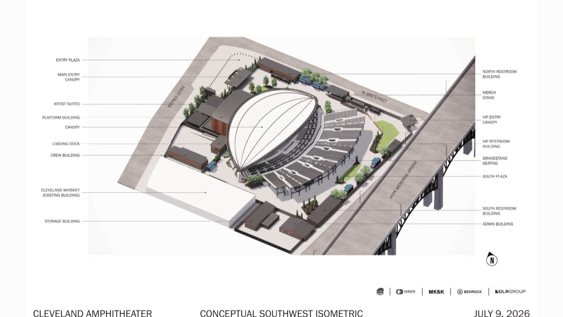 New renderings revealed for Bedrock's proposed 6,200-seat amphitheater ...