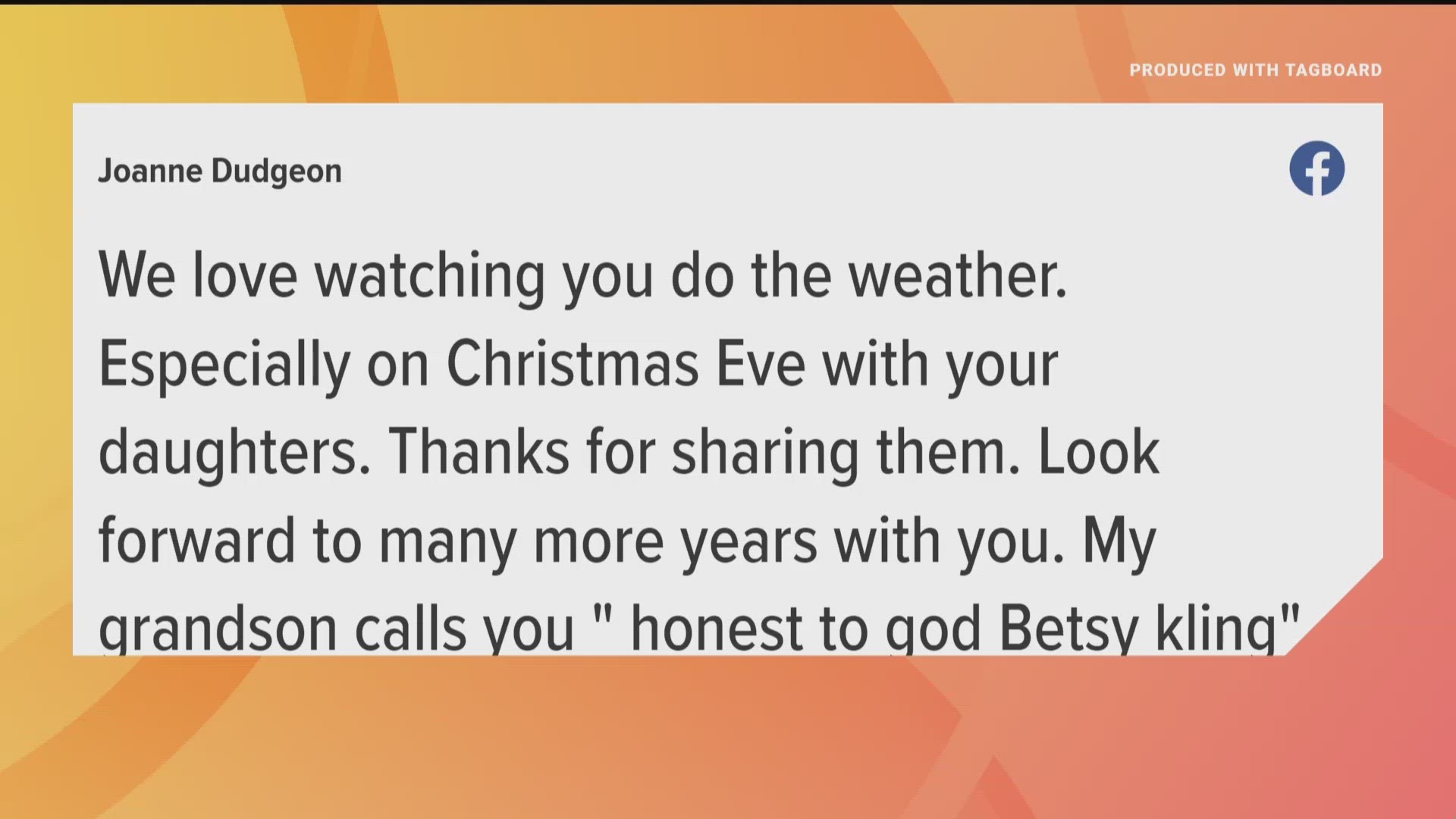 Betsy, a native of Copley, joined our team at 3News in 2003. In the two decades since, she has made her mark not just on TV, but in the community she loves.