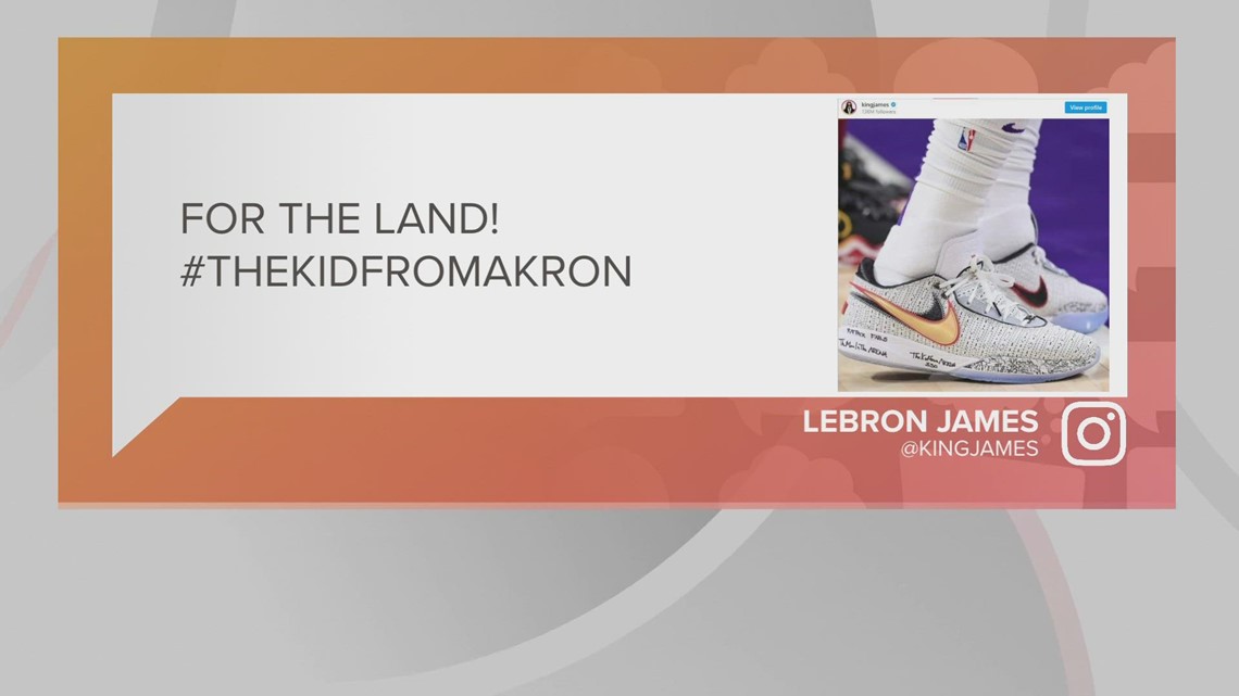 Clicking in Cleveland: LeBron James gives a shout out to 'The Land'