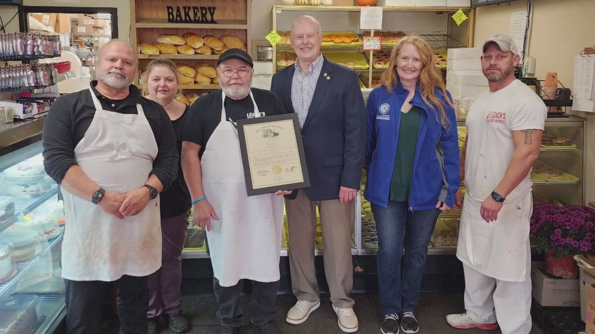 For more than 50 years, Leach's Meats & Sweets in Barberton has not only doled out tasty treats — they've also given back to those in need. Candice Hare reports.