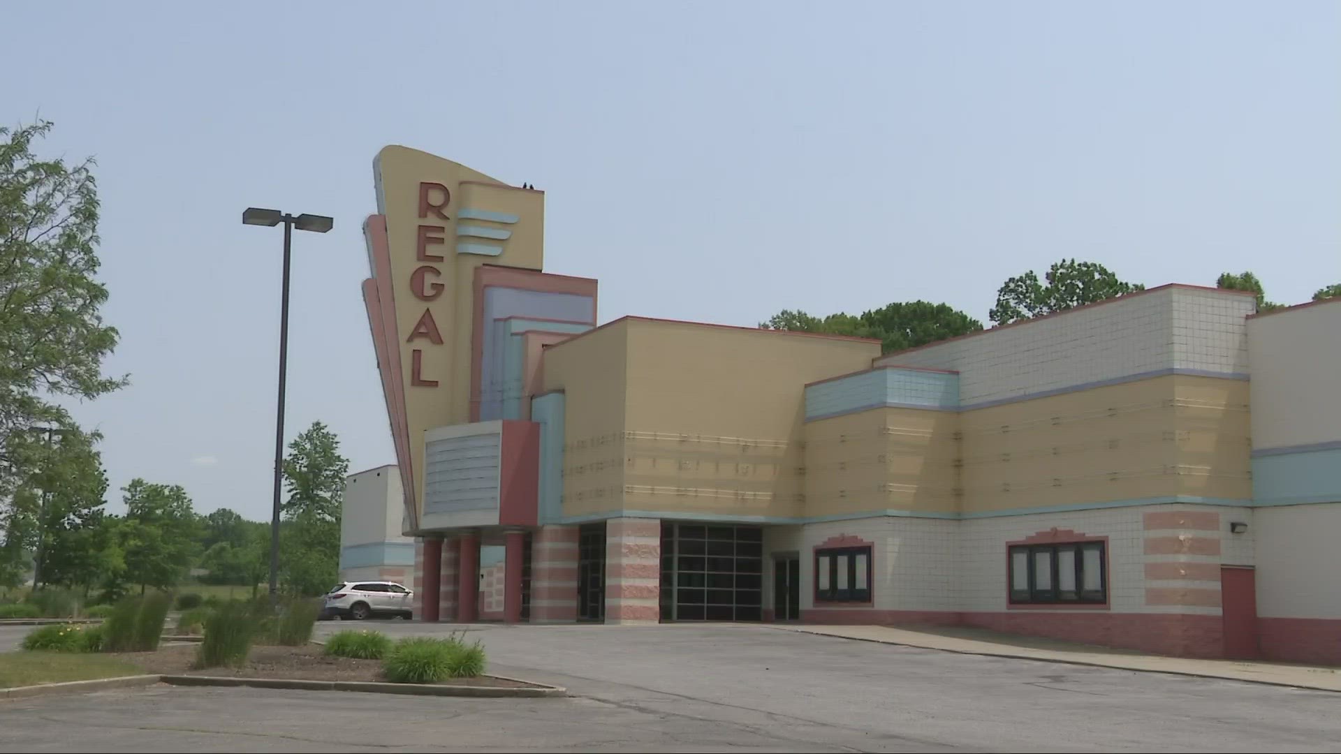 The Regal Cinemas location in Akron was located just off I-77 and Arlington Road.
