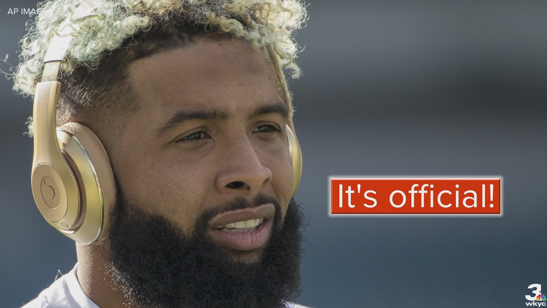 On Wednesday, the Cleveland Browns officially announced that they have acquired wide receiver Odell Beckham Jr. in a trade with the New York Giants.