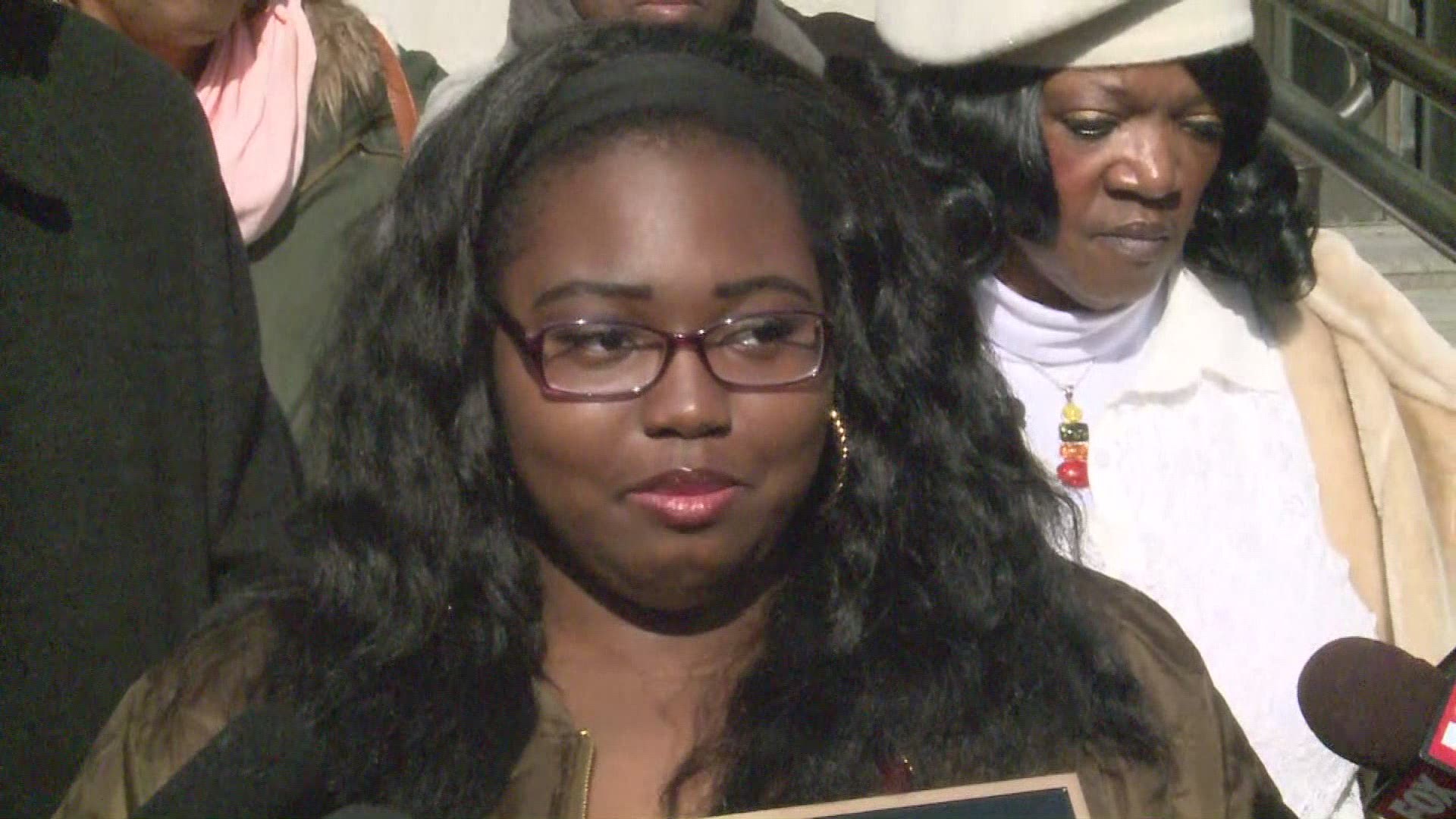 Feb. 6, 2017: 'For two years, I have been traumatized. I miss my mother every day.' Tanisha Anderson's daughter says she prays for justice.