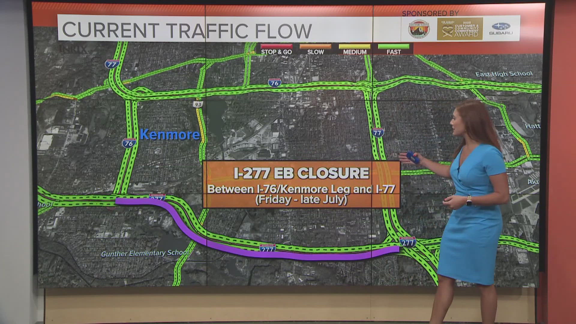 The Ohio Department of Transportation says these closures are being made for resurfacing and bridge repairs.