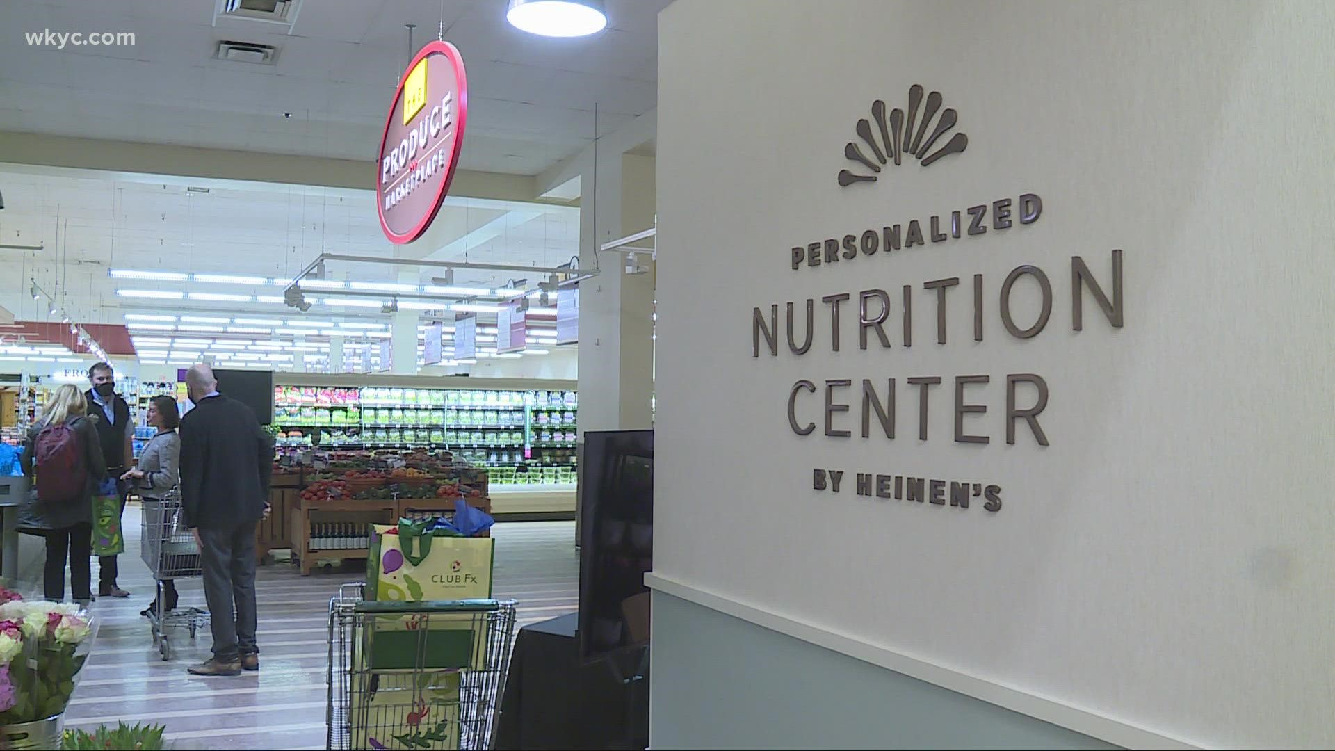 The grocery store chain opened a new center at its Mayfield Village location to assist shoppers in changing diets according to personal health stats.