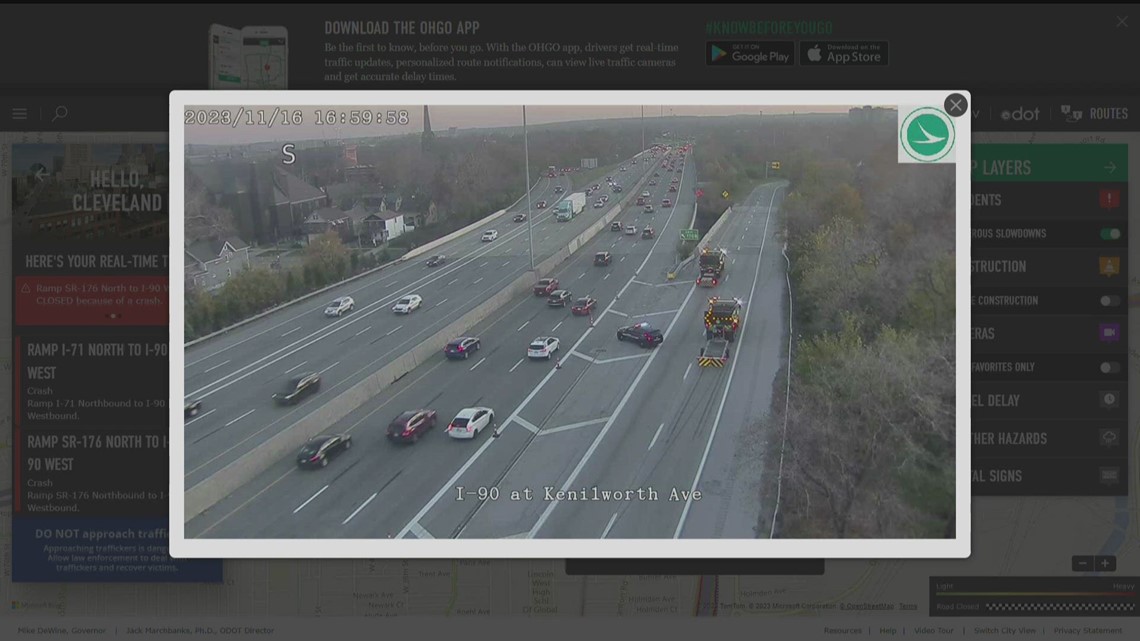 I-71 North And South Open Again At I-90 West Following Crash | Wkyc.com