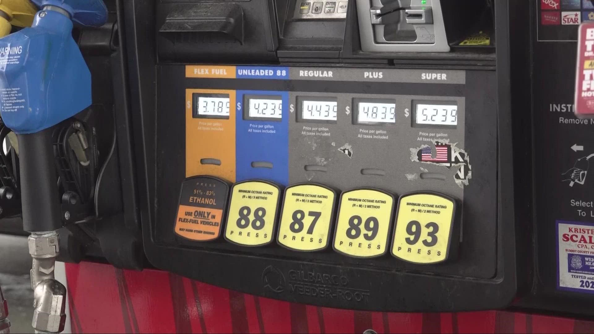 There's another type of fuel coming to some gas stations in town and you may notice it can be up to 30 cents a gallon cheaper than buying regular.