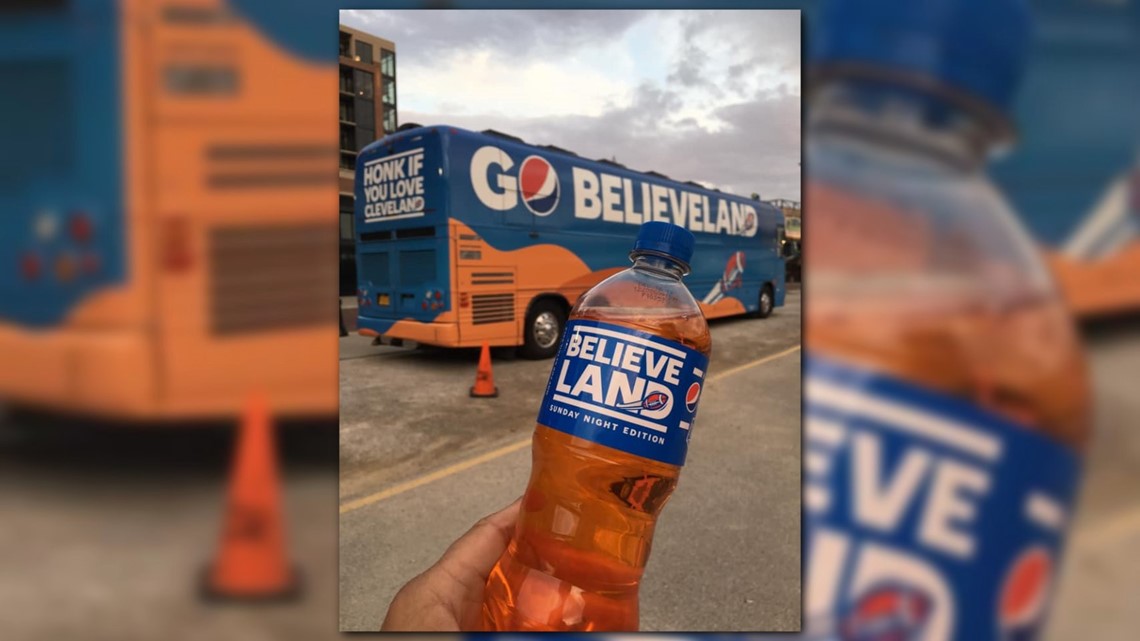 Pepsi releasing limited 'Believeland' bottles for Browns-Rams