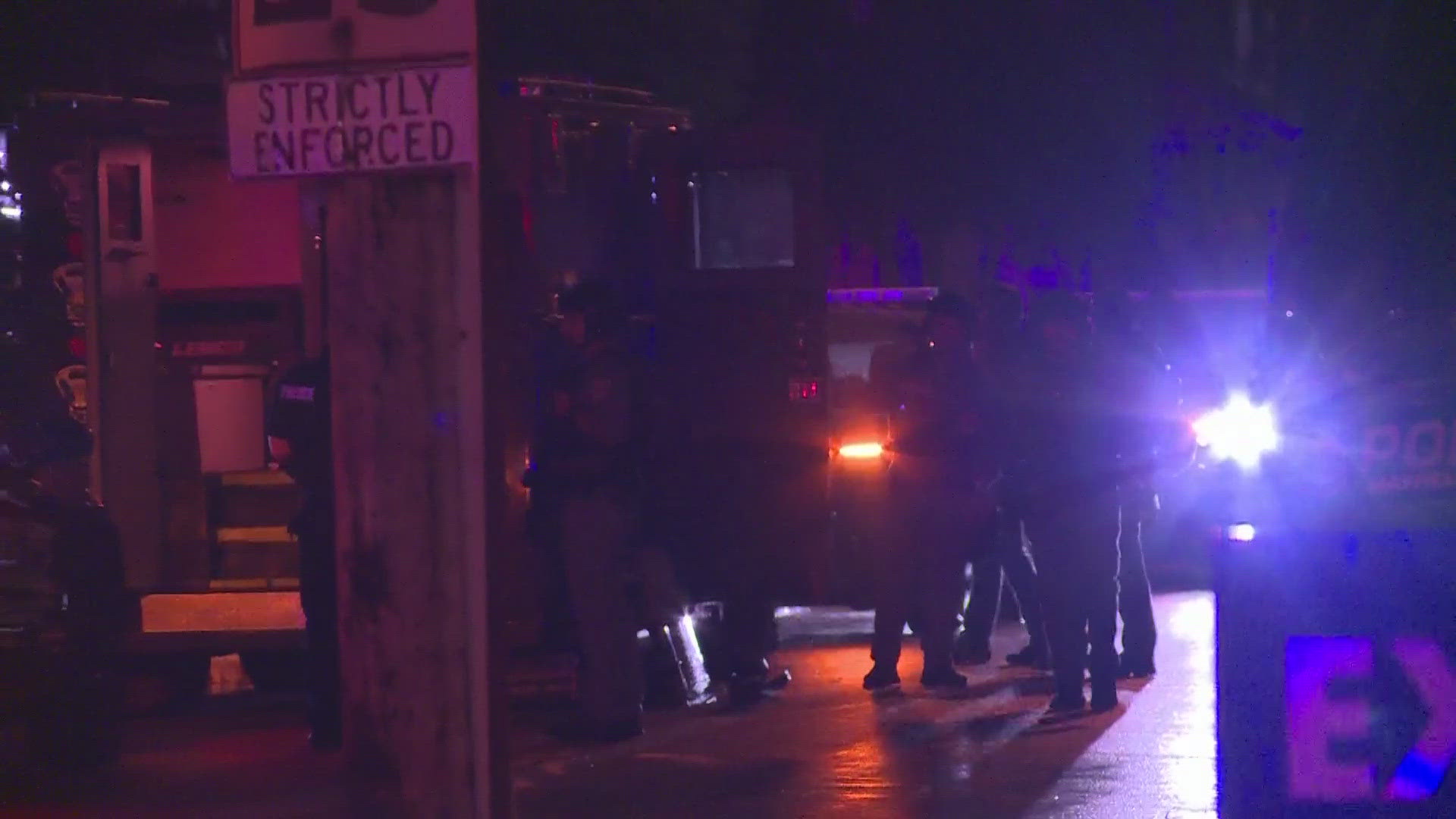 Police said the suspect barricaded himself inside a home on Parker Drive after authorities received a call for alleged domestic violence.