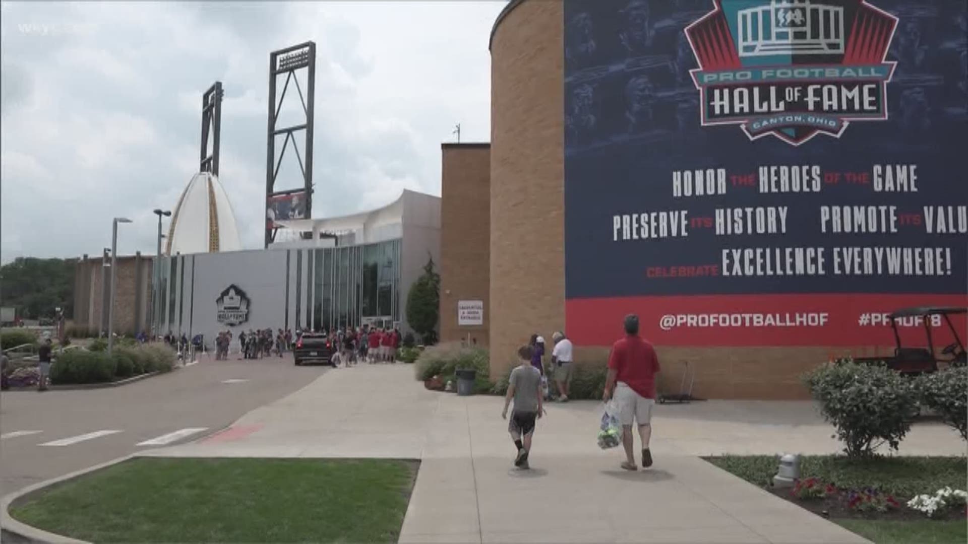The Pro Football Hall of Fame is hosting enshrinement week -- with festivities all weekend, including the parade, ceremony and Hall of Fame Game