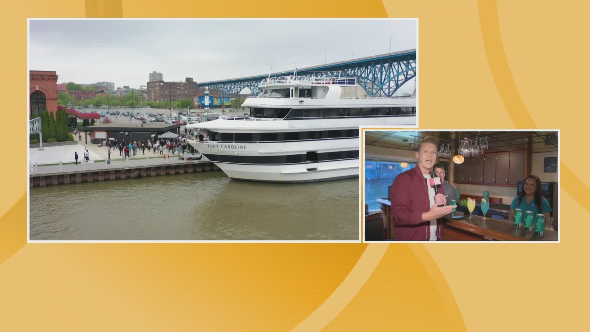 3News' Austin Love took a look inside the new ship known as the Lady Caroline.