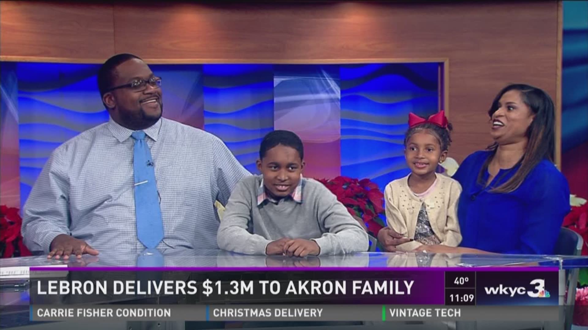 LeBron delivers $1.3 million to Akron family
