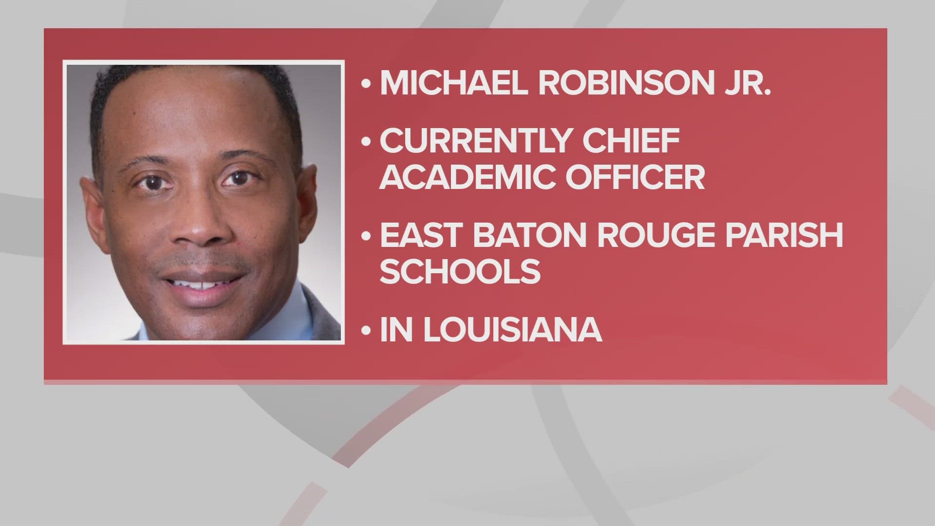 Robinson, who currently works in Louisiana, will take over following the resignation of Christine Fowler-Mack last winter. Contract negotiations are underway.