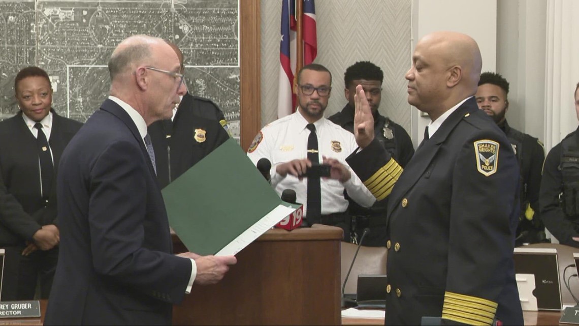 Shaker Heights swears in new police chief