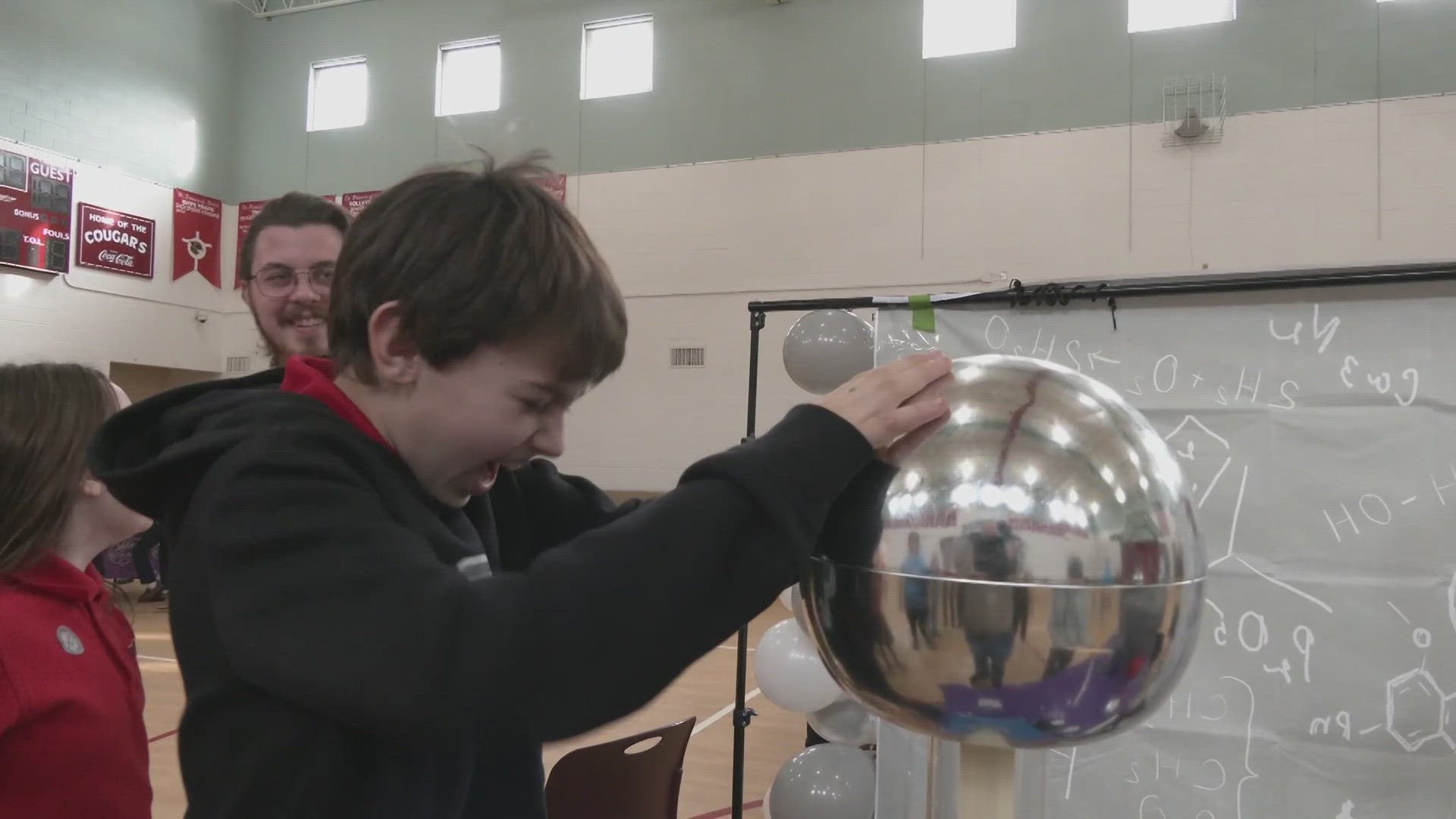 Getting young kids excited about STEM can be fun. One local grade school makes it an annual event, and gets the entire school involved.