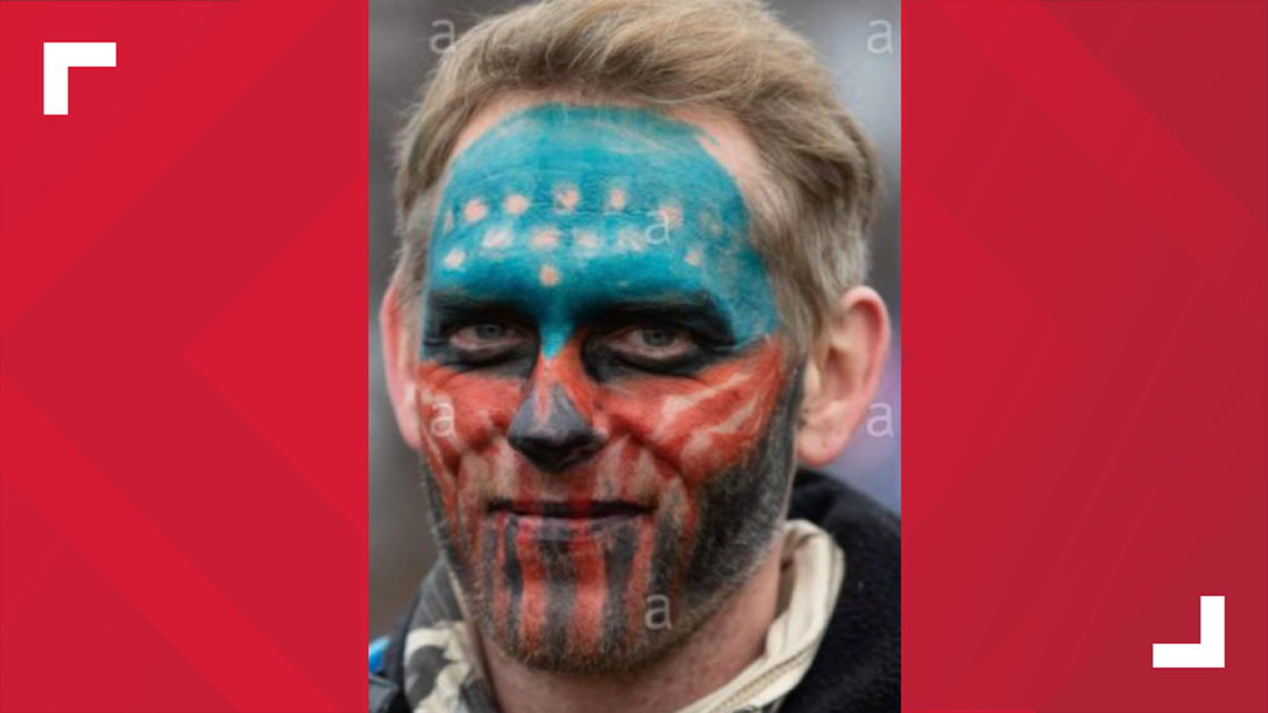 Cleveland FBI: Man with painted face wanted for Capitol unrest | wkyc.com