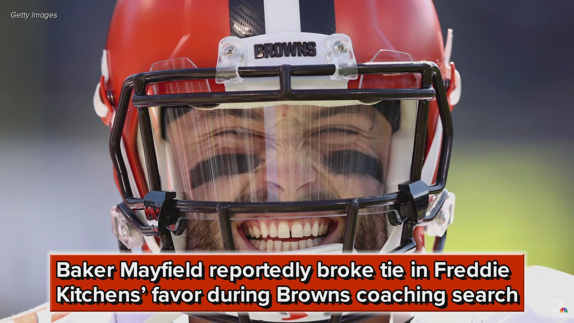 Reportedly, rookie quarterback Baker Mayfield broke the tie in Freddie Kitchens’ favor during the Cleveland Browns’ coaching search.