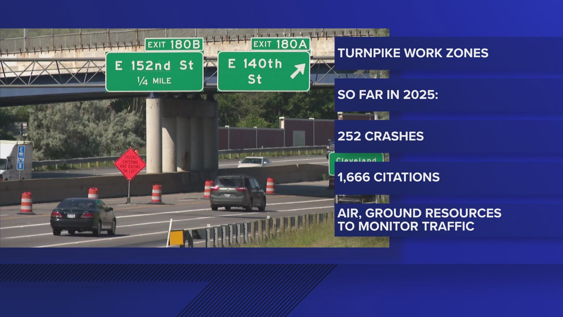 Ohio State Highway Patrol ramps up safety in turnpike work zones | wkyc.com