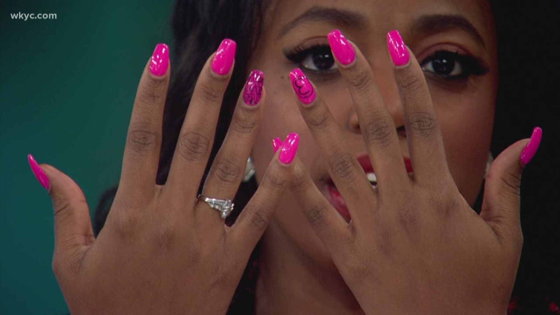 Feb. 7, 2020: When it comes to getting a good manicure it’s all about the nail technician. One Cleveland woman decided that press-on nails is the way to go.