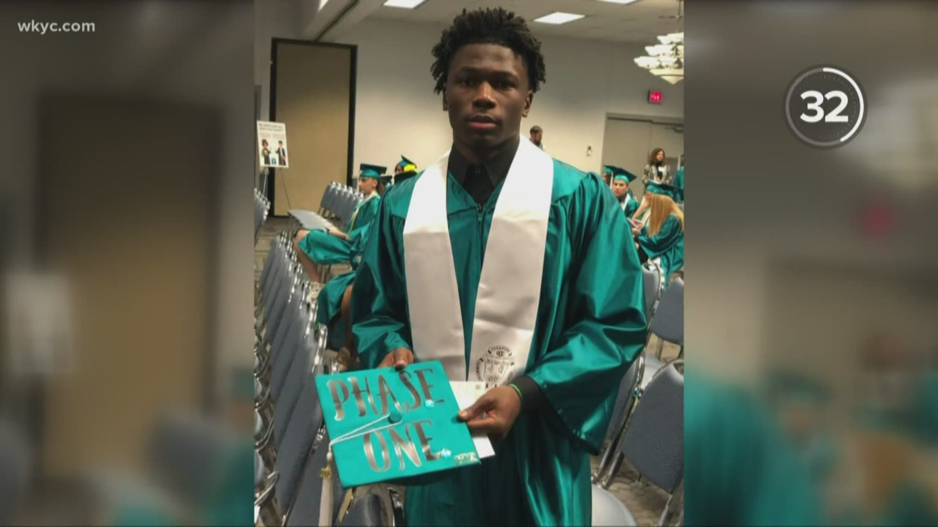 Cameron Ray won't graduate from high school until 2021. However, he now has his associate's degree from Cuyahoga Community College.