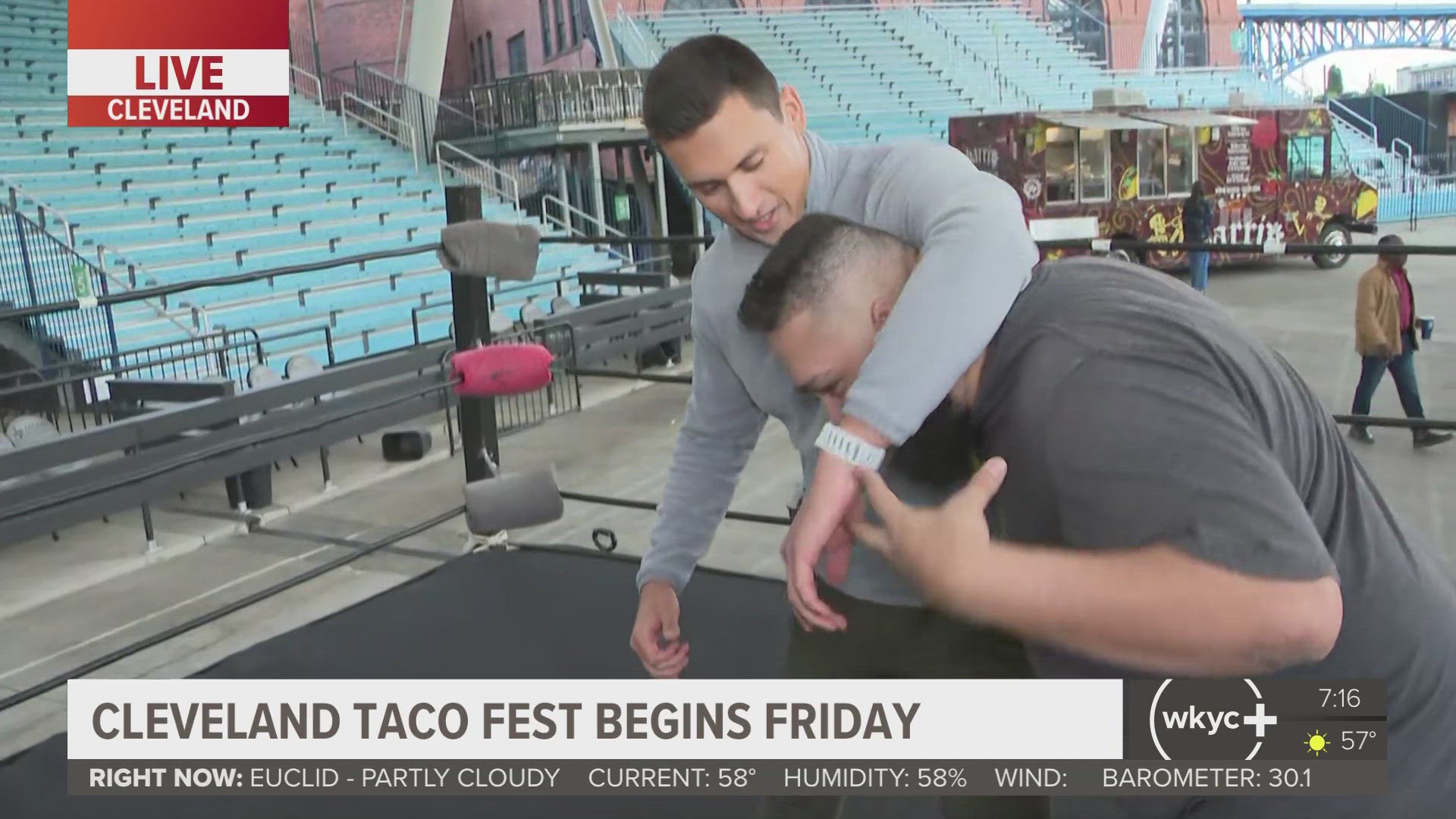 Throughout Cleveland Taco Fest, attendees can take in live Lucha Libre entertainment.