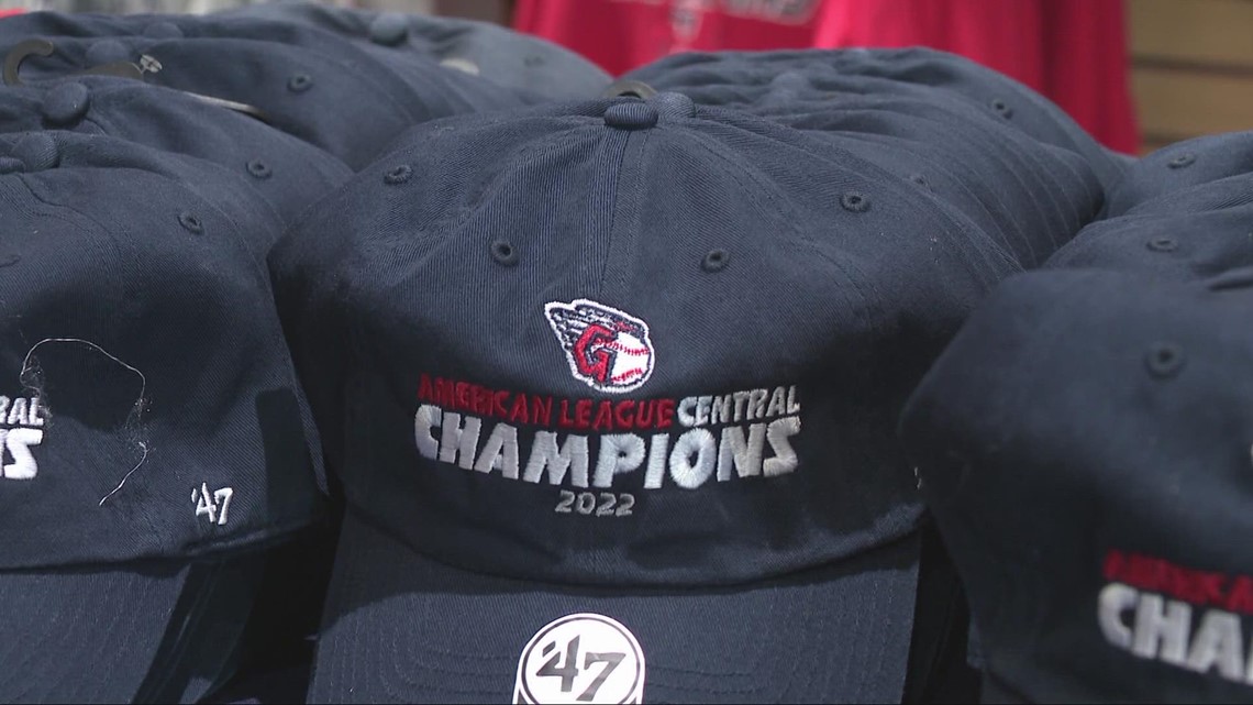 AL Central Division championship merchandise now available at the Cleveland  Guardians team shop