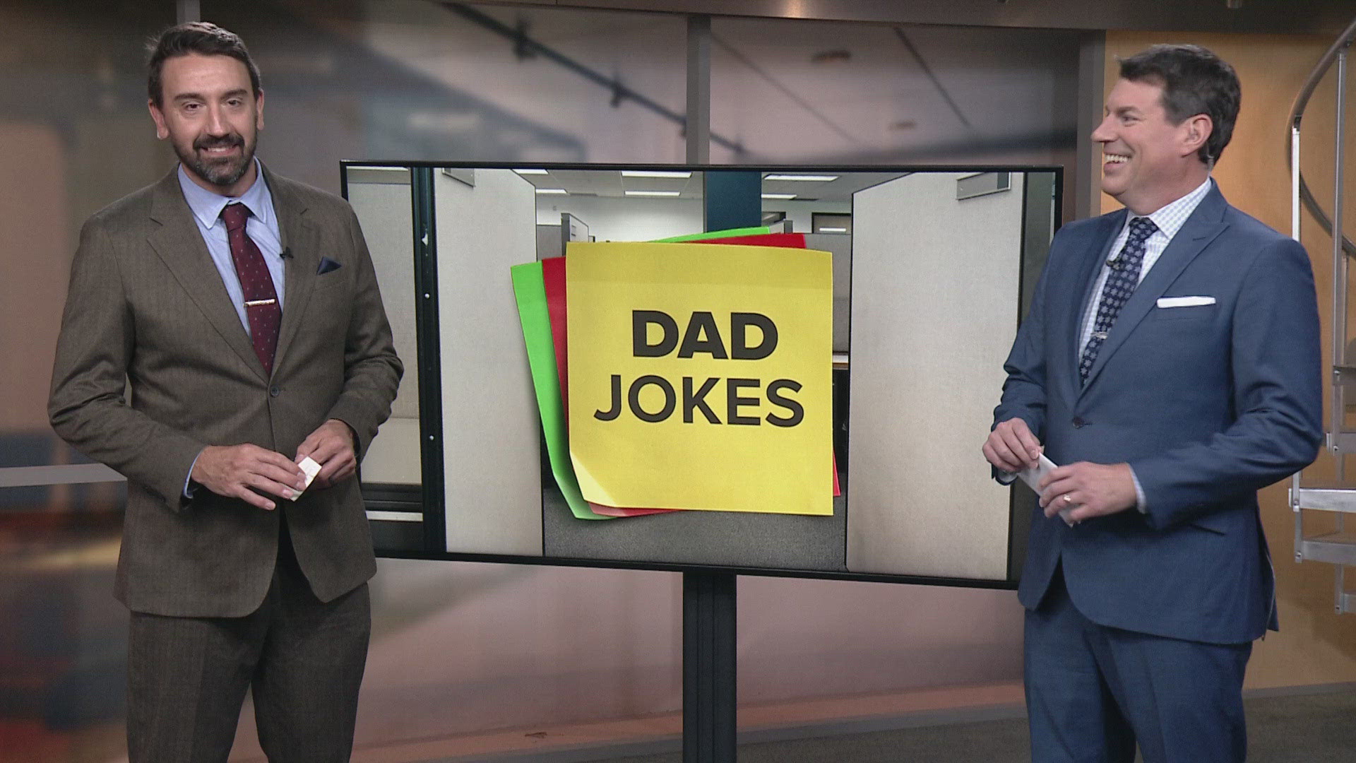 Need a laugh? We've got you covered! Here's a fresh dose of dad jokes with 3News' Matt Wintz and Dave Chudowsky at WKYC Studios in Cleveland.