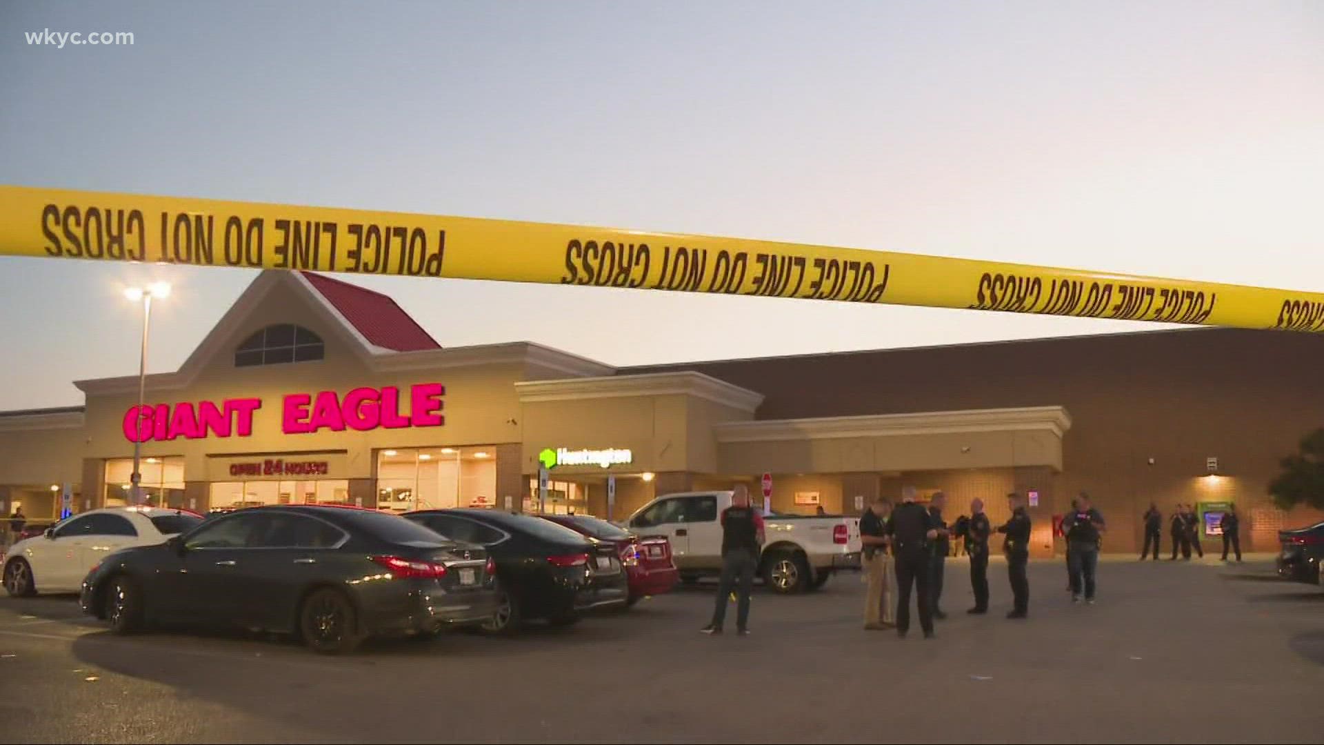 An off-duty Cleveland police officer shot a male in the parking lot of the Giant Eagle on West 117th Street. The matter remains under investigation at this time.