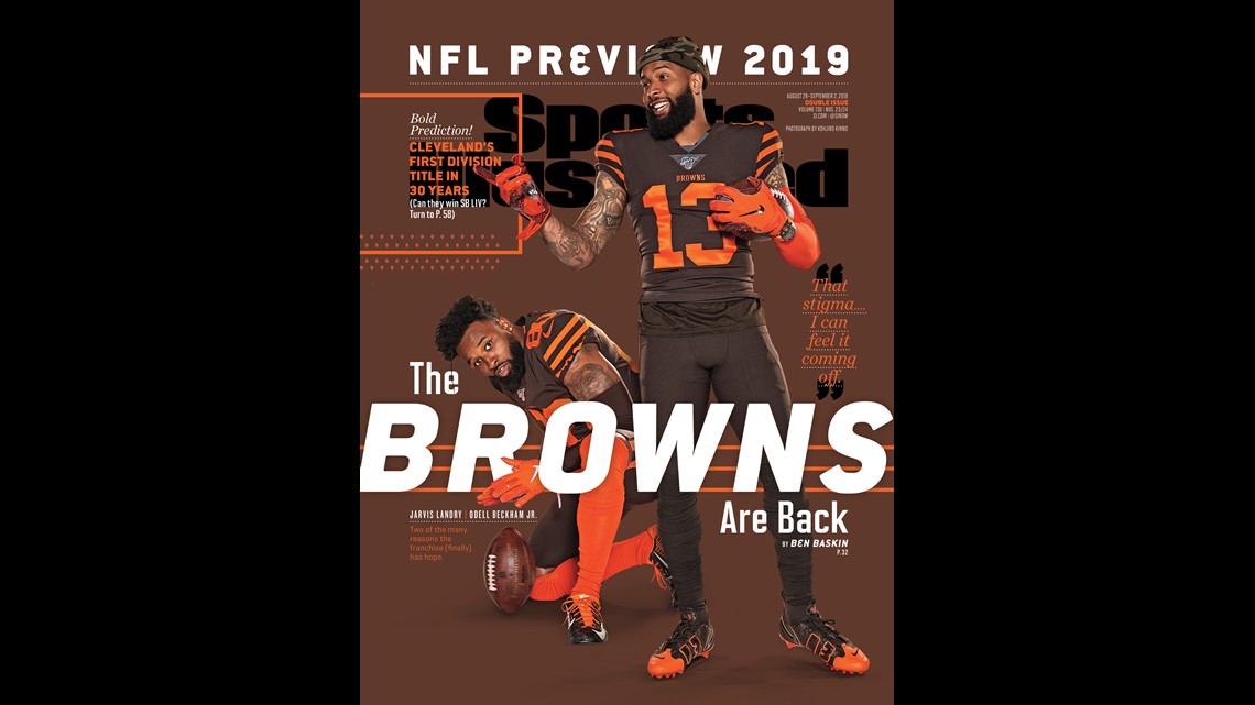 Cleveland Browns Sports Illustrated covers throughout the years