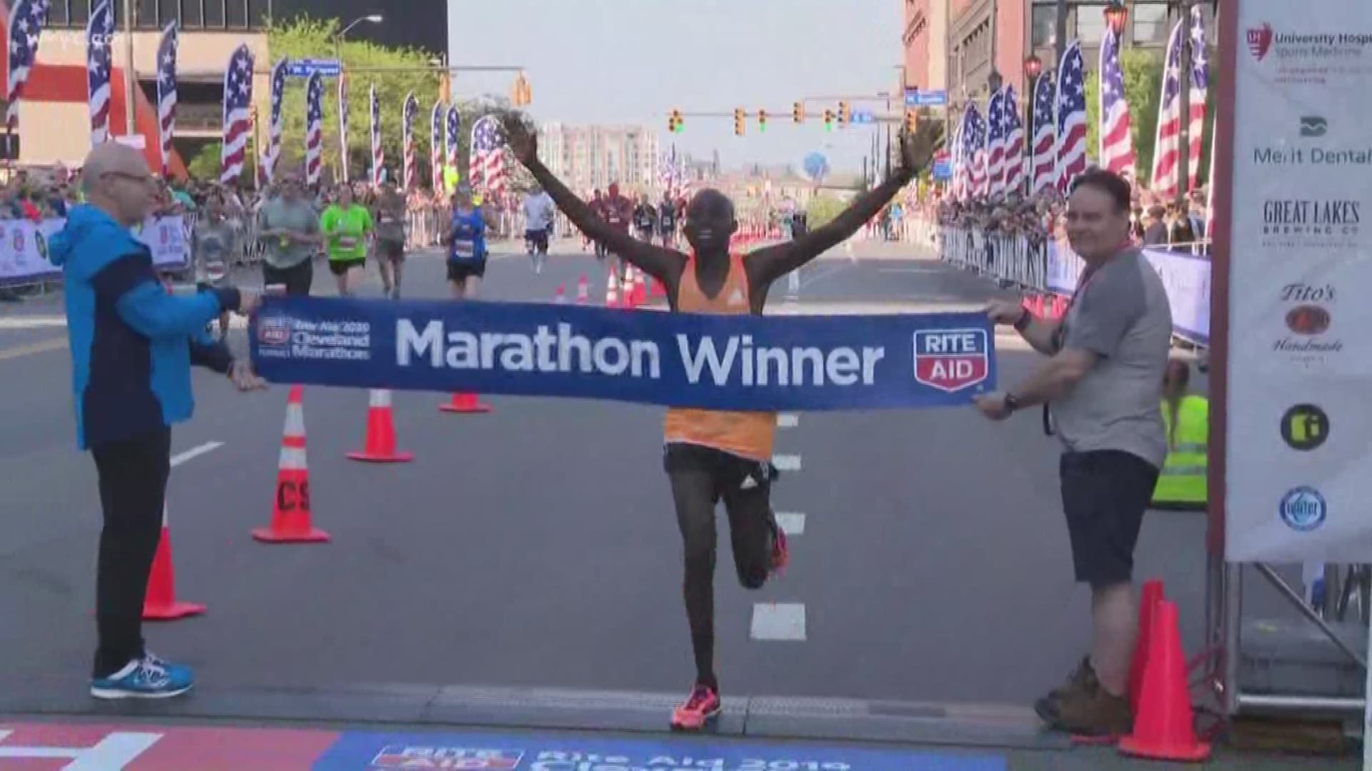 May 19, 2019: A 33-year-old runner from Kenya has been crowned the winner of the 2019 Cleveland Marathon. Edwin Kimaiyo completed the 26.2 mile race in just