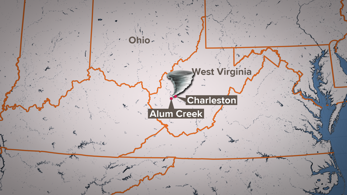 National Weather Service confirms rare West Virginia tornado
