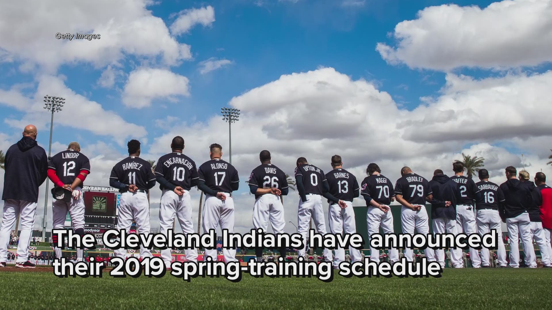 Tribe spring training schedule