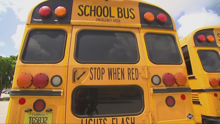 Some Akron Public Schools students could experience delays Monday due to bus driver shortage